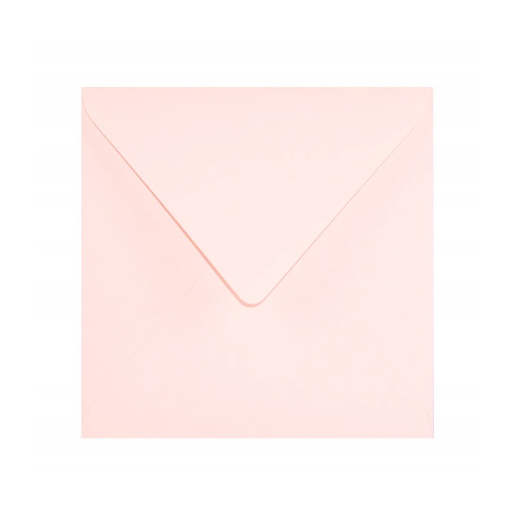 10 db-os boríték készlet K4 pasztell rózsaszín 155x155mm 120g/m2 Shan