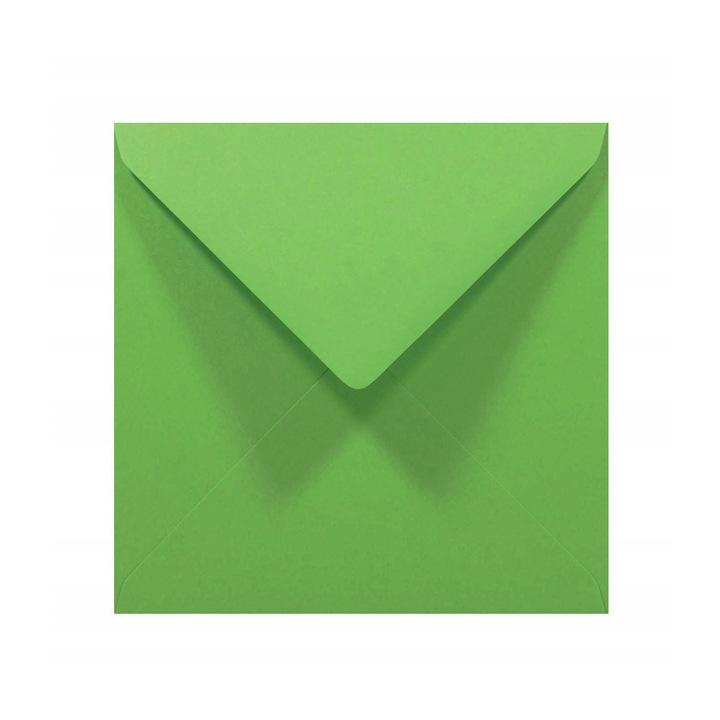 10 db boríték készlet K4 155x155mm, Shan, vastag zöld, 100g/m2
