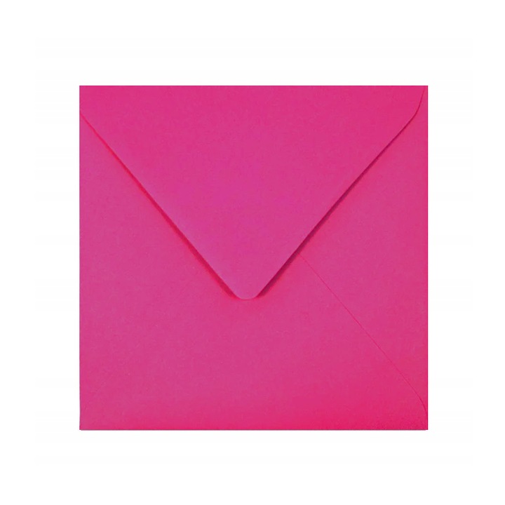 10 db K4 boríték készlet, intenzív rózsaszín, 155x155 mm, 100 g/m², Shan
