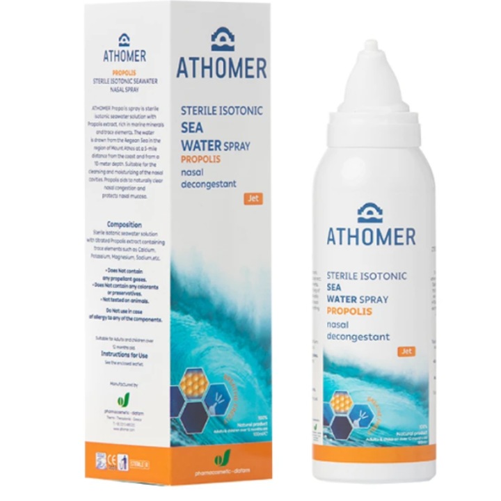 Spray rinofaringian Athomer, 100ml, cu propolis, pentru sanatatea rinichilor, pentru copii si adulti, 12+