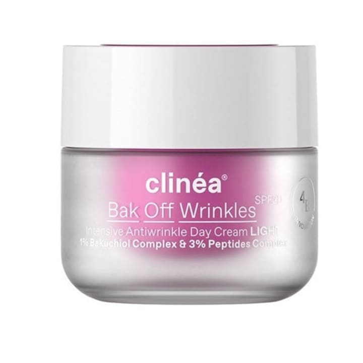 Clinea Bak Off Wrinkles Light SPF20 arckrém, 50ml, ránctalanító, hidratáló, minden bőrtípusra