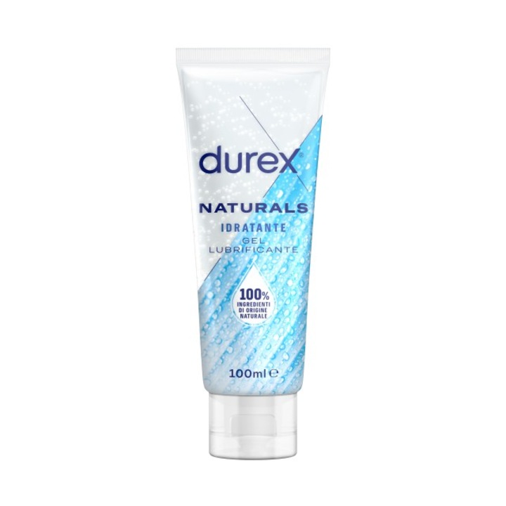 Gel lubrifiant Durex Naturals cu acid hialuronic, 100ml