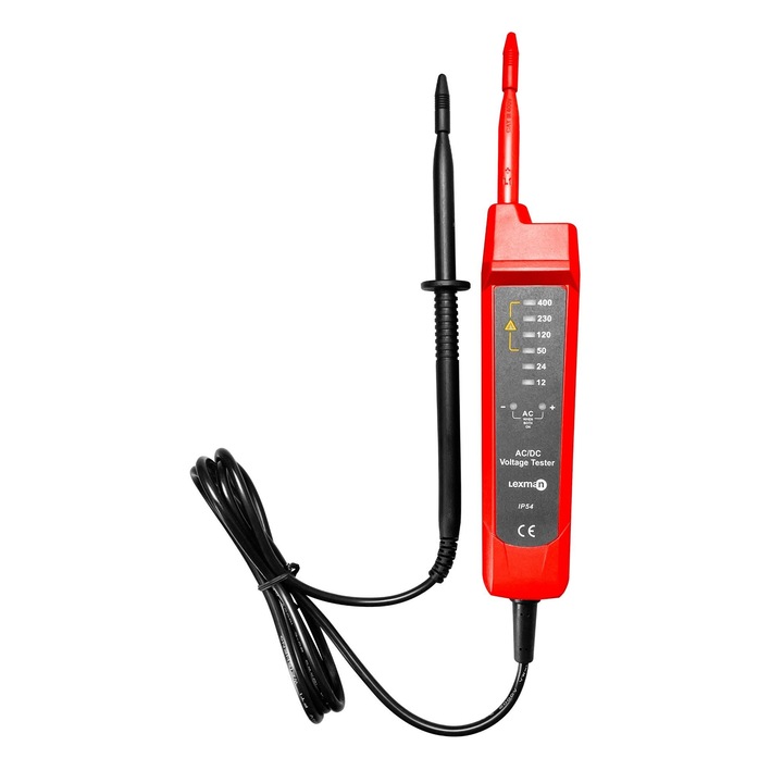 Tester tensiune 12 - 400 V, drept, Lexman