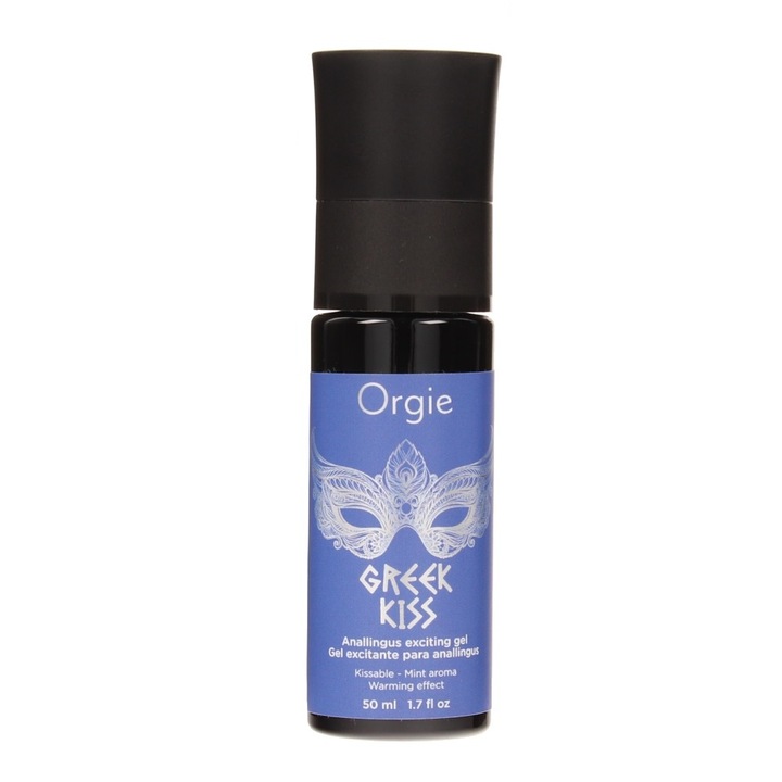 Възбуждащ гел Orgie Greek Kiss, Аналингус, Мента, 50 мл