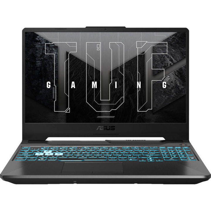 Laptop ASUS TUF A15 FHD 15,6 hüvelykes AMD Ryzen 5 7535HS 16 GB 512 GB PCIe RTX 2050 Free Dos Graphite Black