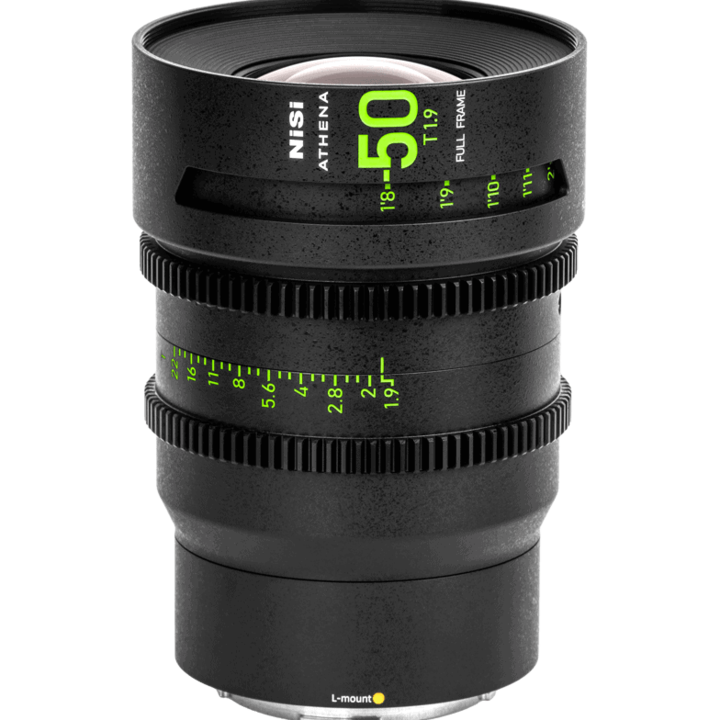 NiSi Athena Prime 50mm T1.9 objektív, Leica L bajonett, T1.9 rekesz, 77mm, manuális