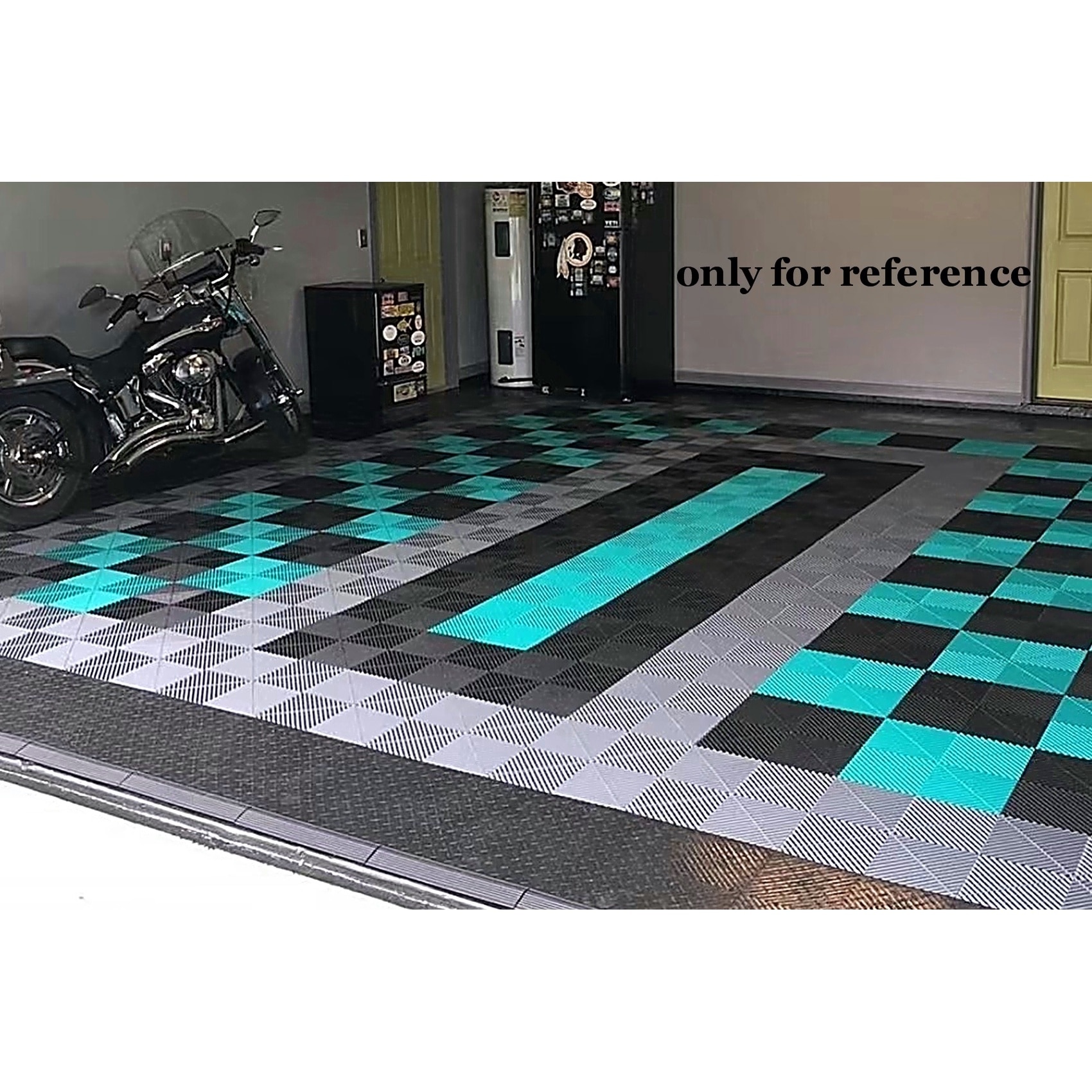 Ramp Edge for Garage Interlocking Floor Tiles Warehouse Modular ...