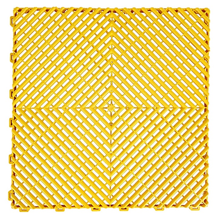 Модулен вентилиран под за жълт гараж за съхранение