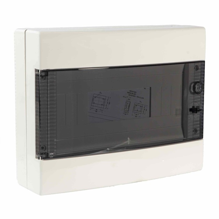 Tablou electric Gewiss, montaj aparent, 12 module, IP40