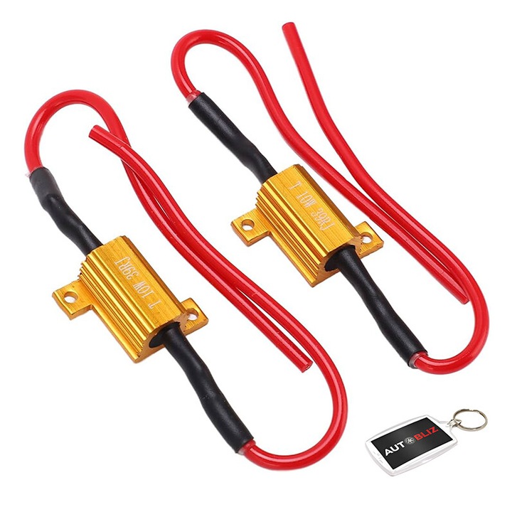 2 db ellenállás szett, 10 W 39 Ohm, Autobliz kulcstartóval