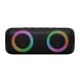Boxa portabila SAL BT 2000, 2 difuzoare, 2x10W, BT TWS stereo, capacitate baterie 4000mAh, Card MicroSD, Stick, Jack, lumini RGB, negru