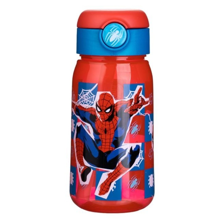 Детска бутилка за вода AVA, Pop-Up механизъм – Модел Spiderman – 0,51 L