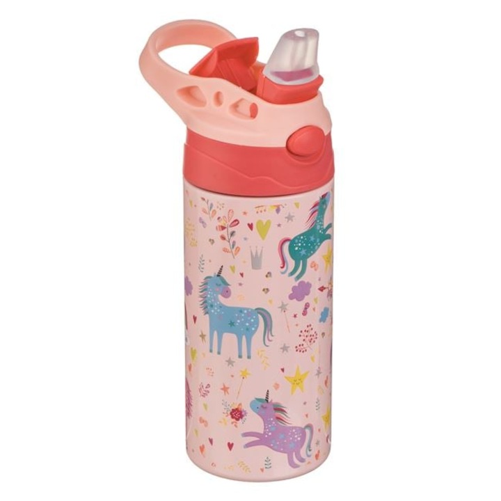 Sticla Apa Izoterma din Otel Inoxidabil, Zanox®, cu Model Unicorni, 500ml