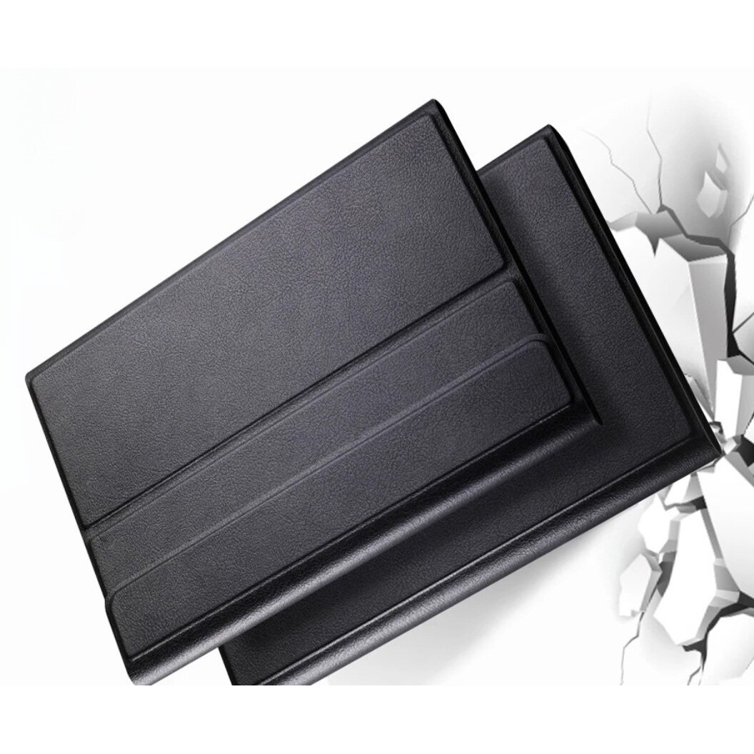 Husa pentru iPad Pro 11 (2024) cu Tastatura Bluetooth si Protectie 360°, TPU piele, tastatura retroiluminata 7 culori, multi unghi, anti alunecare si anti picatura, taiere precisa, Negru