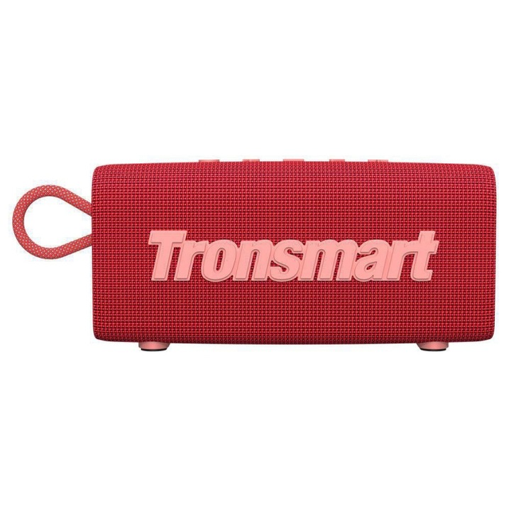 Boxa portabila Bluetooth, Tronsmart Trip 53, Dual-Driver, IPX7, de exterior, rosii