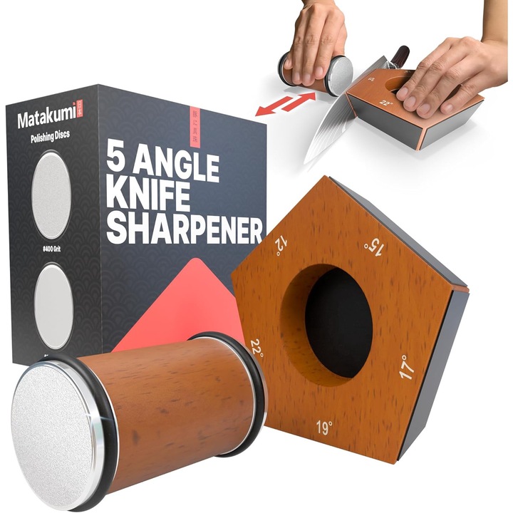 Ideális konyhai késekhez, vadászkésekhez, borotvákhoz, pengékhez, fához, csúszásmentes alaphoz, barna