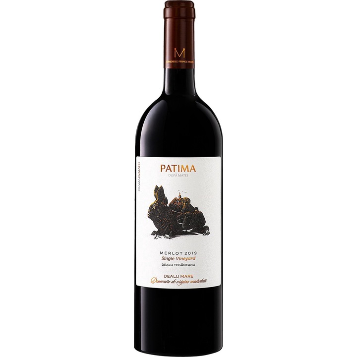 Vin Rosu Patima Merlot Single Vineyard Crama DeMatei, sec, 0.75l