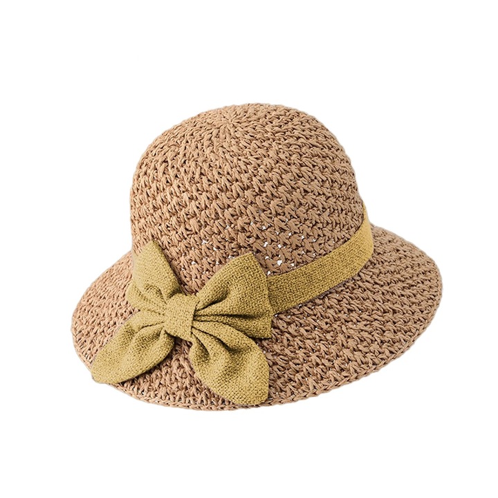 Слънчева шапка с панделка, полиестер, UV защита, 58 см, многоцветна
