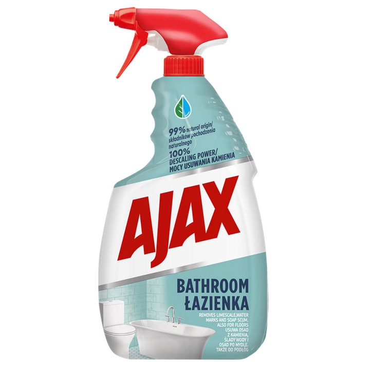 Pachet 3 X Solutie Spray baie Ajax 750ml