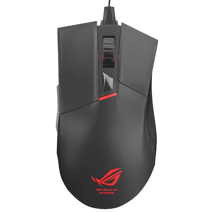 Mouse Gaming QwertyKey Falcon Negru 8K, 30.000 DPI, Bluetooth Wireless Trio Mode, Pixart 3950
