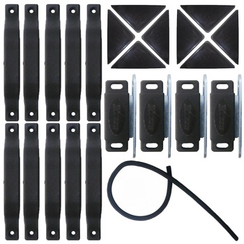 Pachet - 10 x Maner maro tip D pentru usa profil plase insecte + 8 x Coltar de intarire, Maro + 4 x Magnet pentru profil, Maro + Garnitura pentru profil, 20 metri liniari Pachet - 10 x Maner maro tip D pentru usa profil plase insecte + 8 x Coltar de intarire, Maro + 4 x Magnet pentru profil, Maro + Garnitura pentru profil, 20 metri liniari