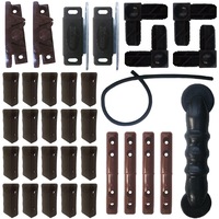 pachet - 20 x maner profil plase insecte  aparat introdus garnituri  garnitura profil 30 metri liniari  4 x balama plastic  2 x clips  2 x magnet  4 x coltar imagen 40_0_
0
