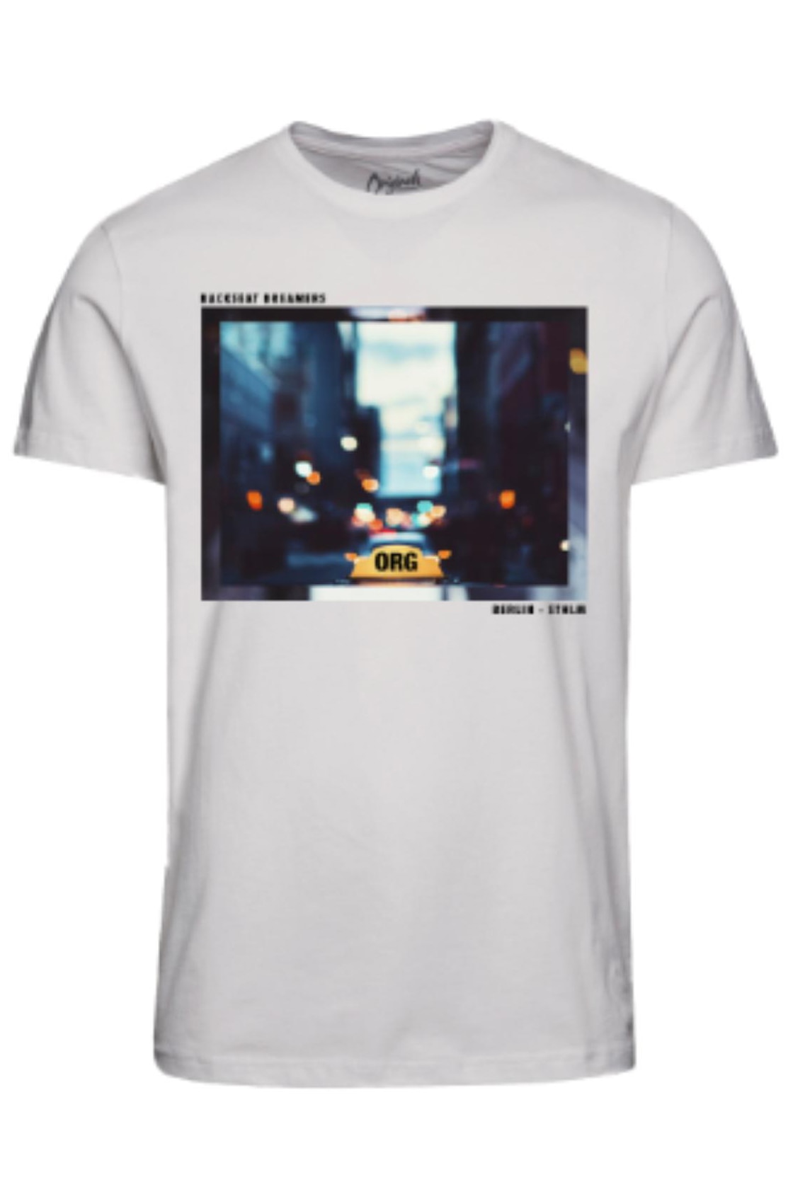 Tricou alb, Jack&Jones, Faster