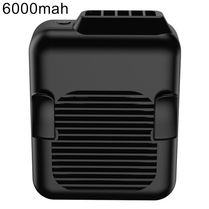 Портативен USB вентилатор, G20/G30, 4000mAh/6000mAh, 3 скорости, 10.1x7.7x3.6cm, комплект с USB кабел и ремък