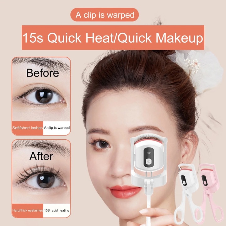 Извивачка за мигли, OEN, презареждаема, контрол на температурата, 13.3x7.2x4.4cm