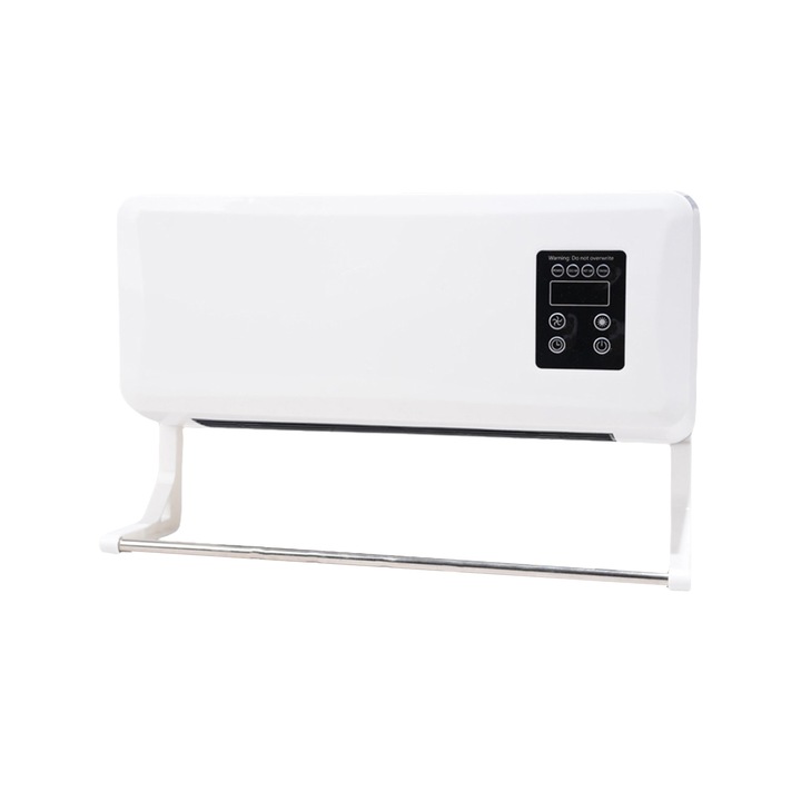 Légventilátor hűtéshez és fűtéshez, 42x18x12cm, csendes funkció, falra szerelhető, készlet tartalmazza