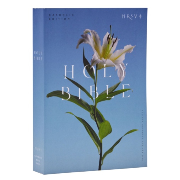 Nrsv Catholic Edition Bible, Easter Lily Paperback (global Cover Series): Holy Bible - Catholic Bible Press