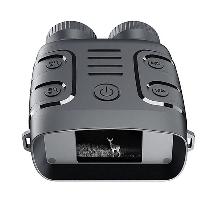 Цифров Бинокъл За Нощно Виждане Genetic Night Vision, Инфрачервен, 2, 4-инчов TFT Екран, USB-C Кабел, Черен