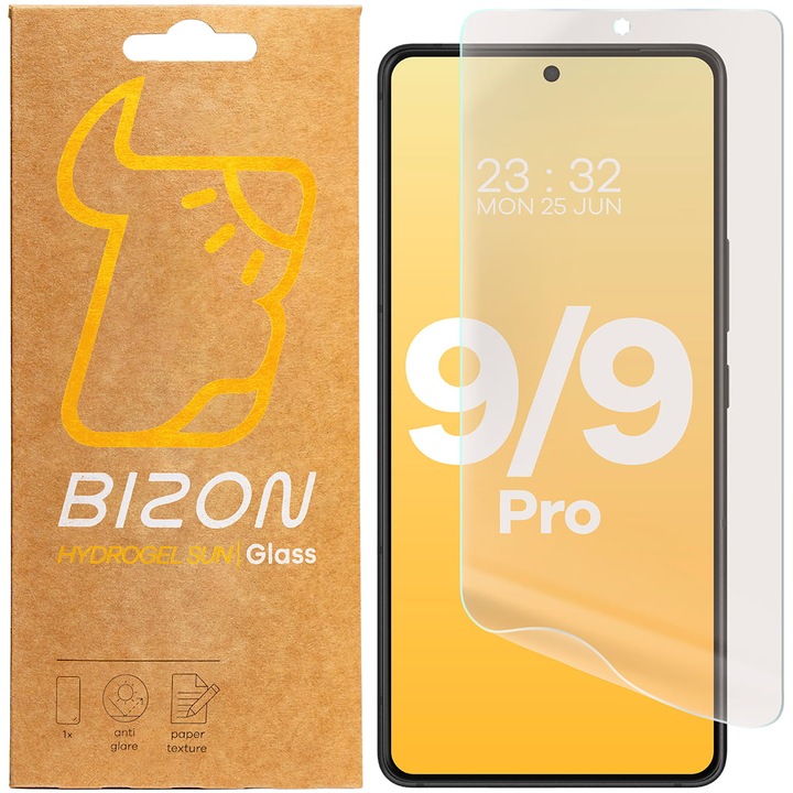 Készlet 2 Matt fólia Bizon Glass Film Sun kompatibilis Asus ROG Phone 9 / 9 Pro, átlátszó