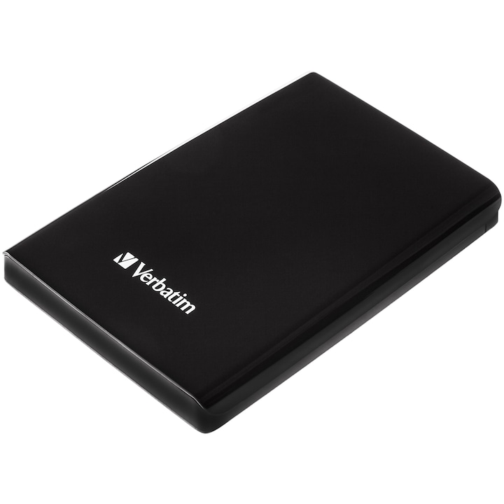 SSD extern portabil Verbatim Store 'n' Go Slim USB 3.2 Gen 1 / USB-C® 1TB, Negru