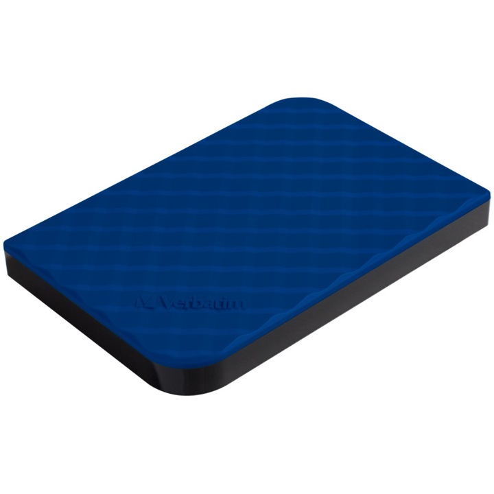 HDD extern portabil Verbatim Store 'n' Go 1TB Gen 2, USB 3.0, 2.5", Albastru