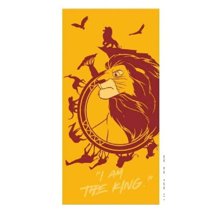 Disney The Lion King Power хавлия за баня, хавлия за плаж 70x140см (Fast Dry)