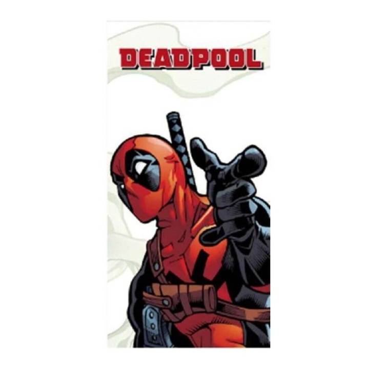 Хавлиена кърпа Deadpool Finger gun, плажна кърпа 70x140см (Fast Dry)