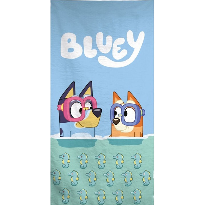 Bluey Diving кърпа за баня, плажна кърпа 70x140см (Fast Dry)