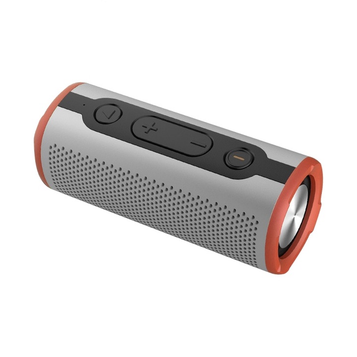 Boxa portabila rezistenta la apa EBS-508, Bluetooth 5.0, IPX4 Waterproof, TWS Stereo, 7h Autonomie, Rosu
