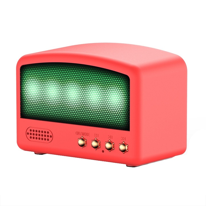 Boxa portabila wireless, mini, rezistenta la apa, ventuza, colorata, Bluetooth 5.0, IPX4, 3W, 300mAh, portabila, albastru