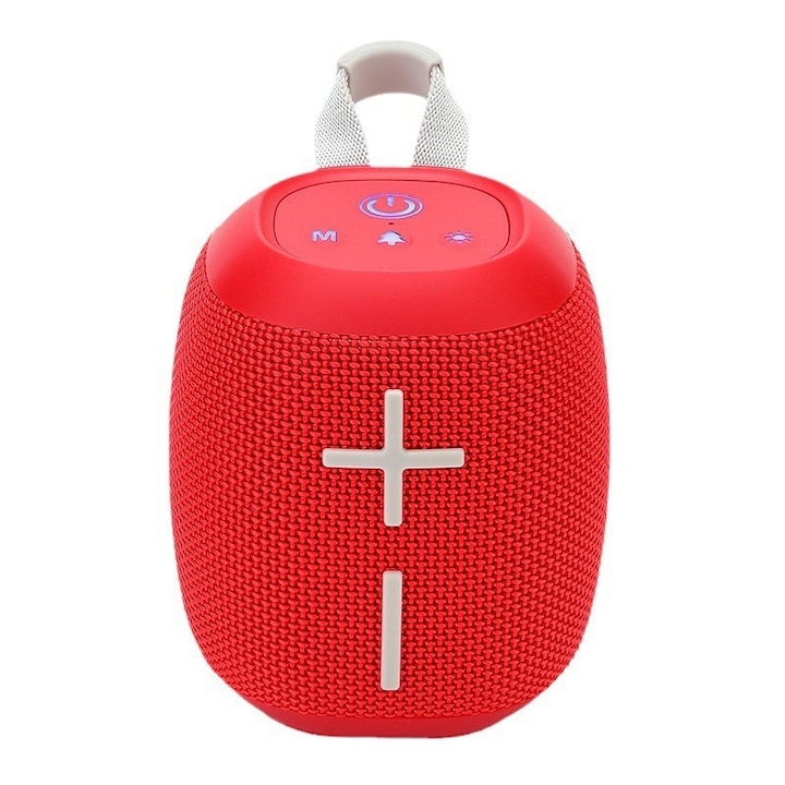 Boxa portabila wireless, mini, magnetica, subwoofer, mini, TWS, Negru