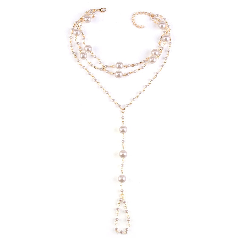 Bratara glezna Pearl Chain