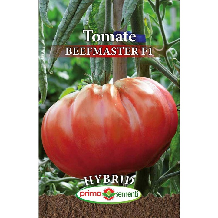 Seminte tomate Beefmaster F1, Prima Sementi, plic 250 seminte 0.5 g