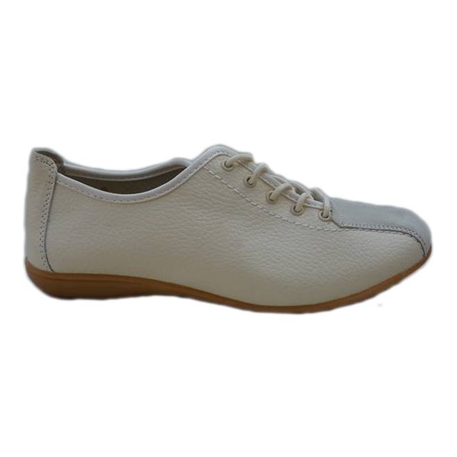 Pantofi sport, piele naturala, D&J Exclusive, Bej