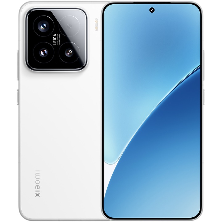 Смартфон Xiaomi 15, 12GB RAM, 512GB, 5G, White + Xiaomi 10W Wireless Power Bank