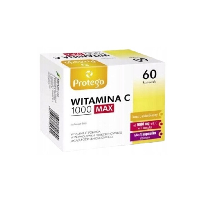 Supliment Nutritional, Salvum, Vitamina C 1000 mg, 60 Capsule