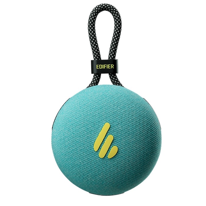 Boxa portabila wireless, mini, Edifier M100 Plus Mini, Bluetooth 5.3, IPX7, 9h Autonomie, Albastru