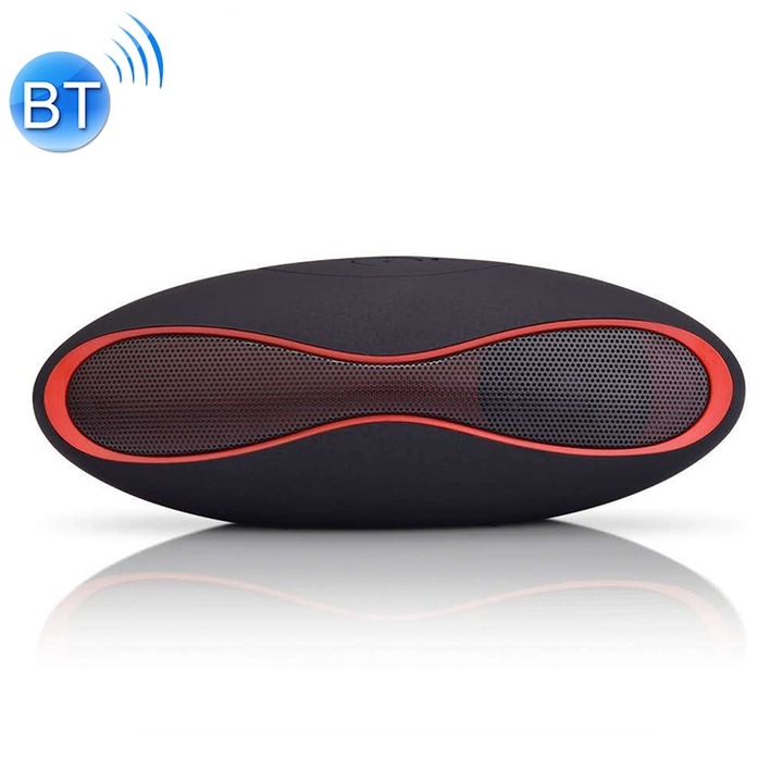 Boxa portabila mini cu lumini RGB, Bluetooth 3.0, 3W, 10-30M, 500mAh, 2-3h Autonomie, Negru