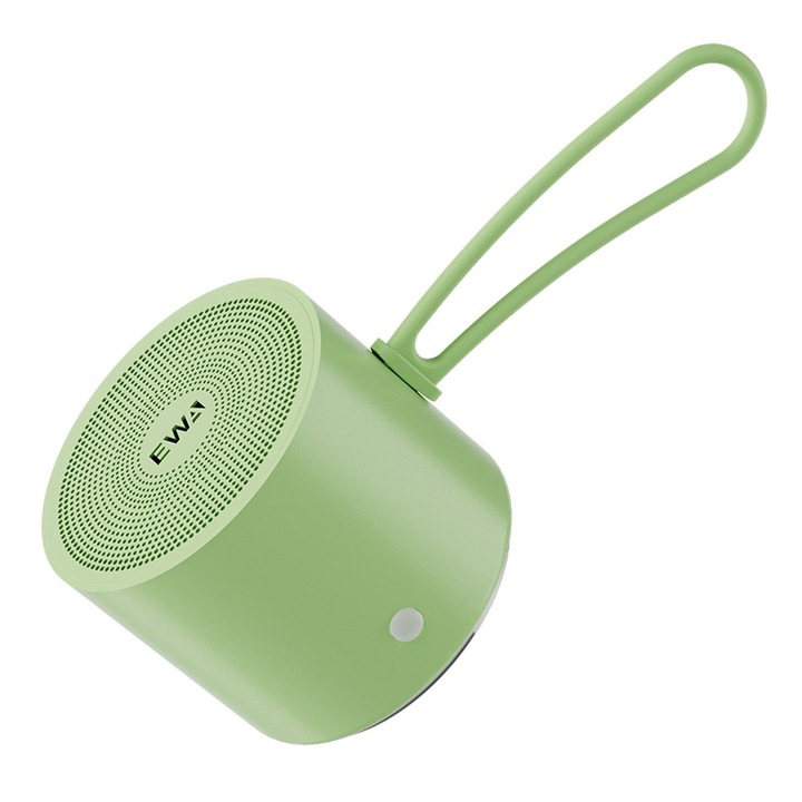 Boxa portabila wireless, mini, EWA A127, Bluetooth 5.0, IPX5 Waterproof, TWS, 4h Autonomie, Verde