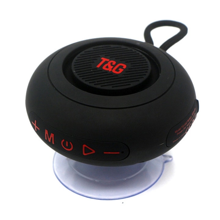 Boxa portabila mini, Handsfree Call, Bluetooth 3.0+EDR, IPx4 Waterproof, 6h Autonomie, Galben